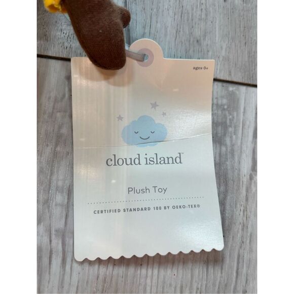 Target Cloud Island Black Plush Doll Lovey Yellow Boy - Picture 6 of 7